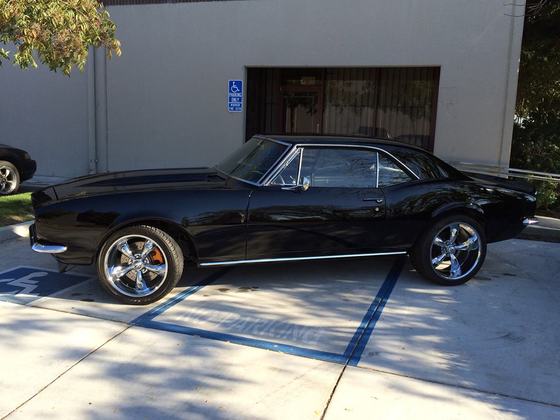 Black Camaro: Outside the shop